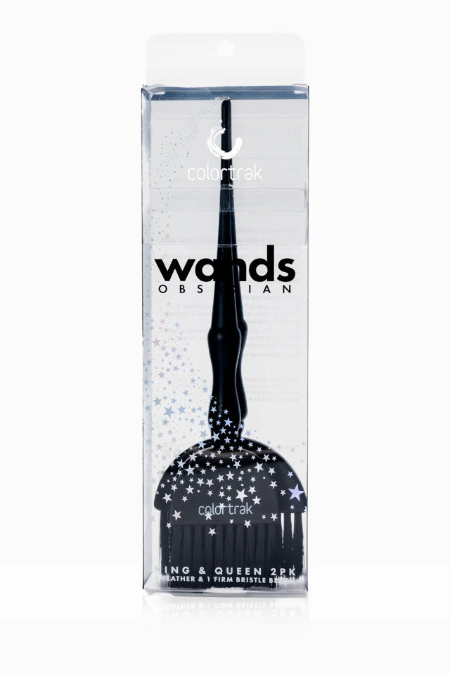 Wands Obsidian - 2pk - King & Queen