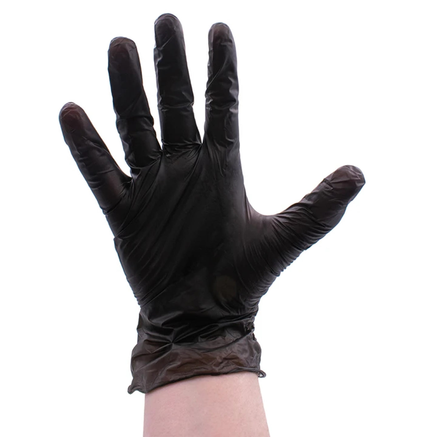 Black Vinyl Disposable Gloves 100pk - Small