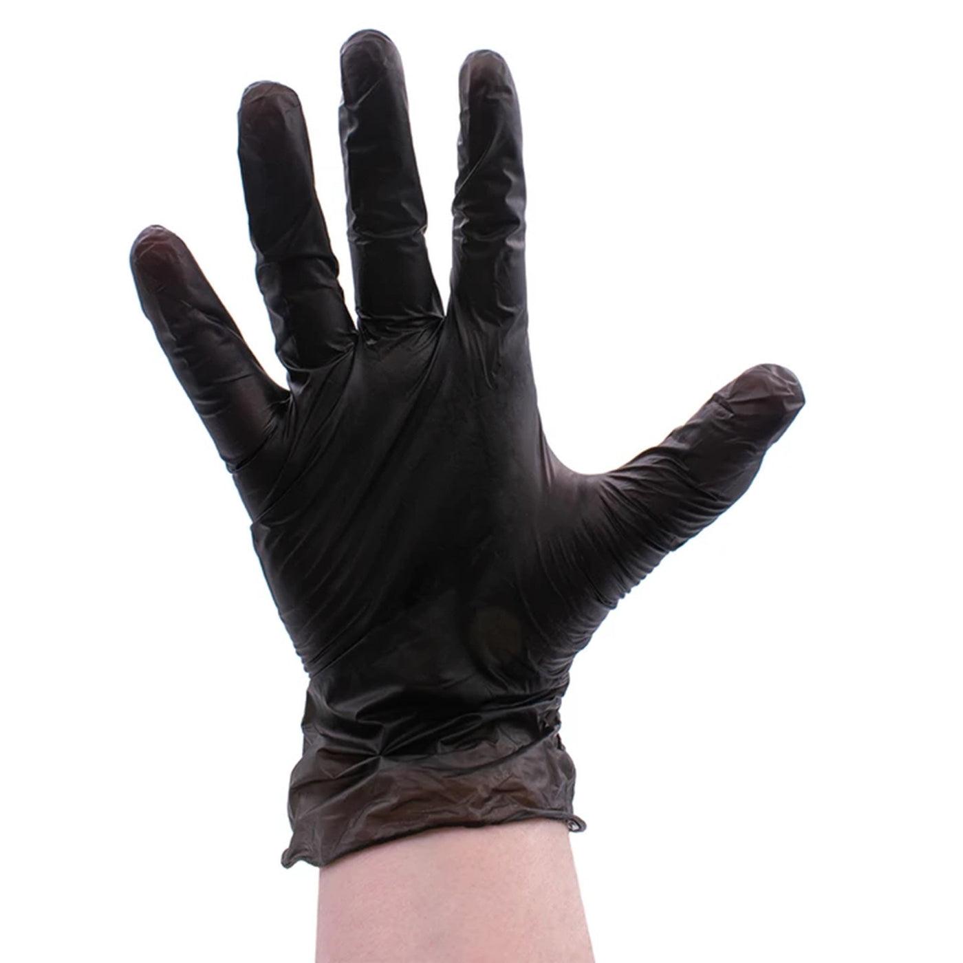 Black Vinyl Disposable Gloves 100pk - Large