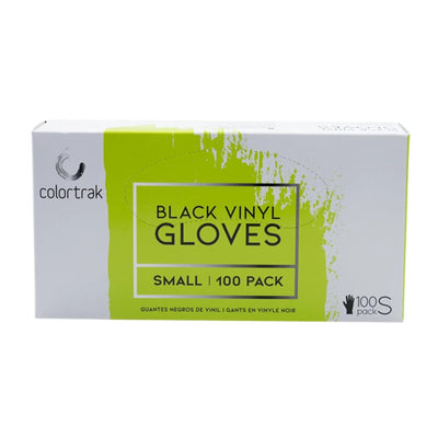 Black Vinyl Disposable Gloves 100pk - Small