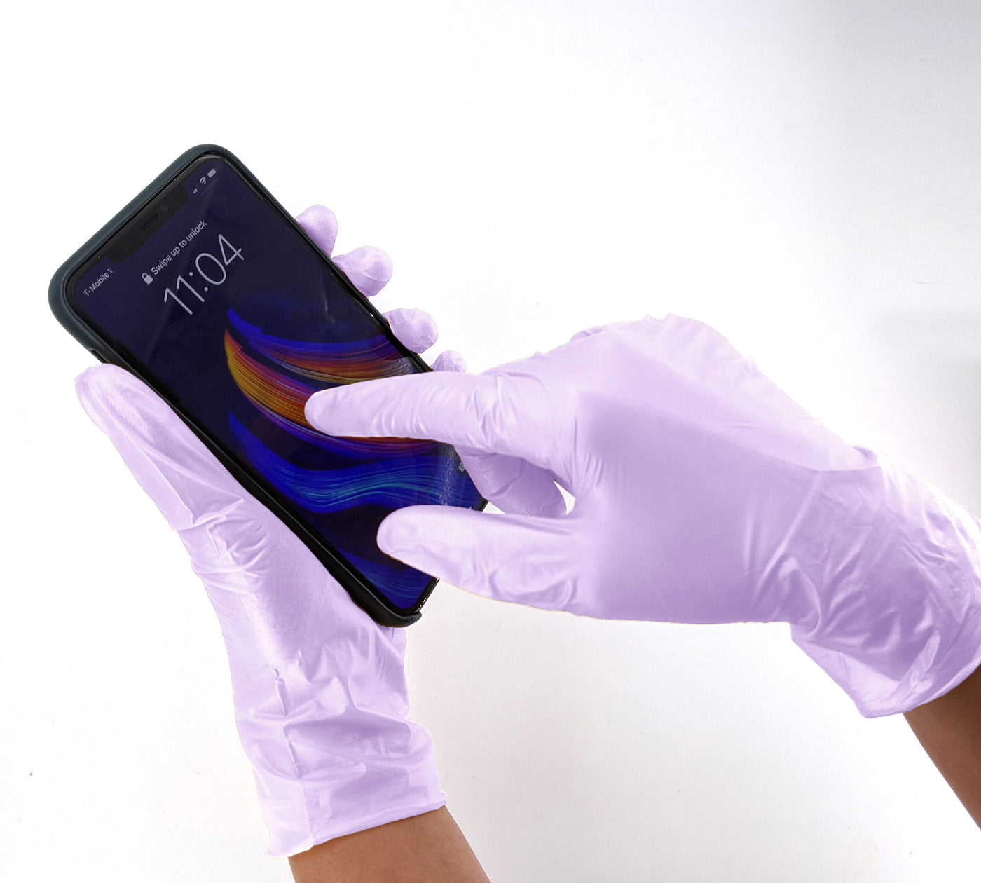 Luminous Collection Nitrile Gloves | Lilac Frost | Medium