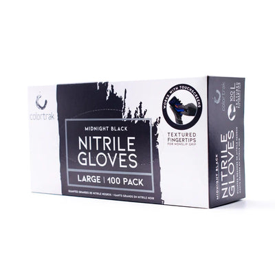 Midnight Black Nitrile Gloves - Small